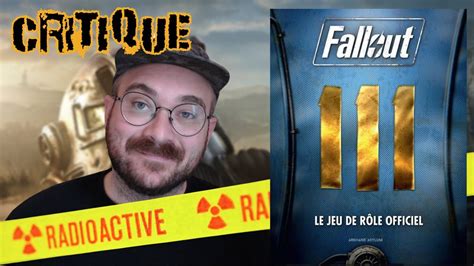 FALLOUT Le jeu de rôle officiel CRITIQUE YouTube