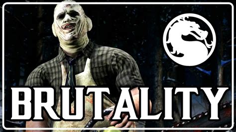 MORTAL KOMBAT X LEATHERFACE ALL BRUTALITIES KOMBAT PACK 2 BRUTALITY