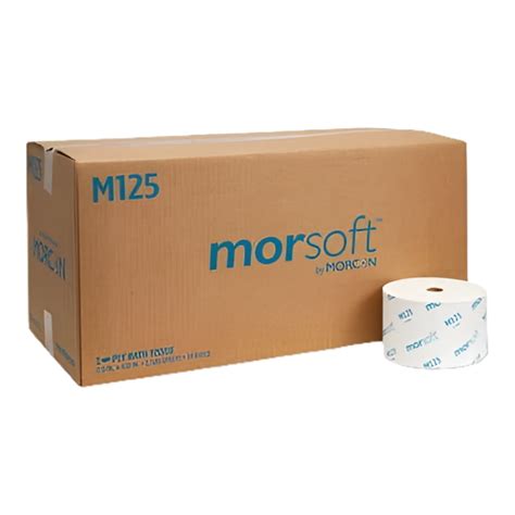 Morcon Industrial Single Ply Toilet Paper Small Core Septic Safe