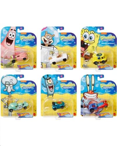 Hot Wheels Colecci N Completa De Piezas Bob Esponja Env O Gratis