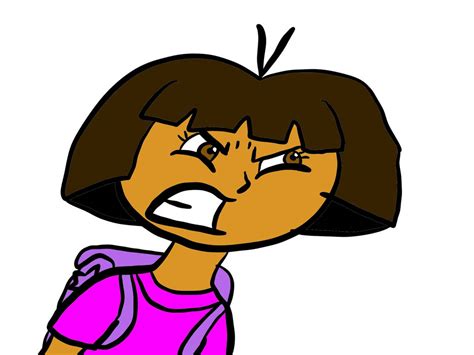 Angry Dora By Cartoonlover9000 On Deviantart