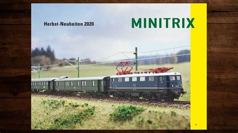 Minitrix Herbst Neuheiten Modellbahn Modelleisenbahn Katalog