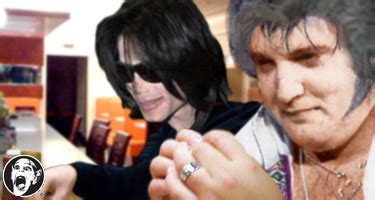 MICHAEL JACKSON SPOTTED WITH ELVIS - Weekly World News