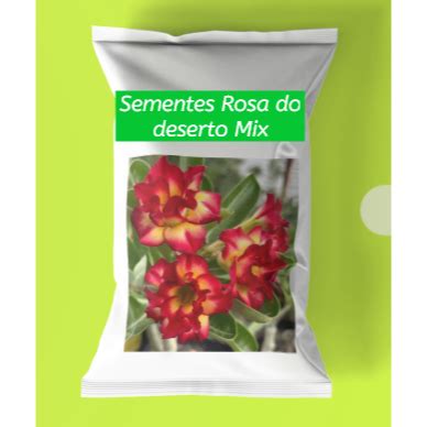 Sementes De Rosa Do Deserto Mix De Cores Shopee Brasil