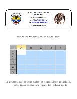 Docx Tablas De Multiplicar En Excel Dokumen Tips