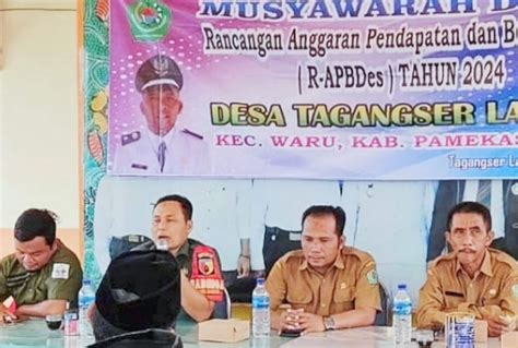 Prioritas Pembangunan Mendesak Pemdes Tagangser Laok Pamekasan Gelar