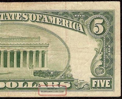 B Dollar Bill Red Star Currency United States Legal Tender Note