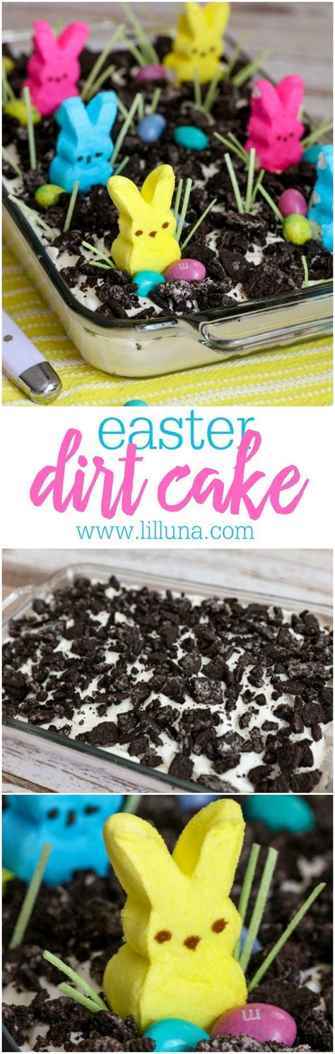 Easter Dirt Cake Recipe Easter Dessert Easter Dirt Cake Easter