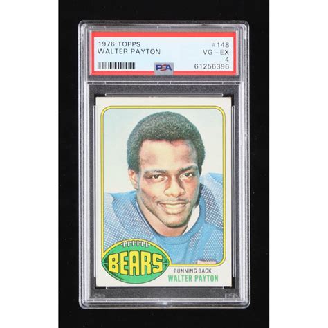 Walter Payton Topps Rc Psa Pristine Auction