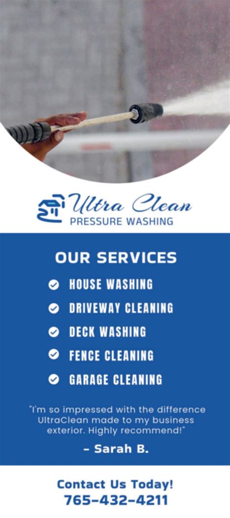 Pressure Washing Flyer Templates Mycreativeshop