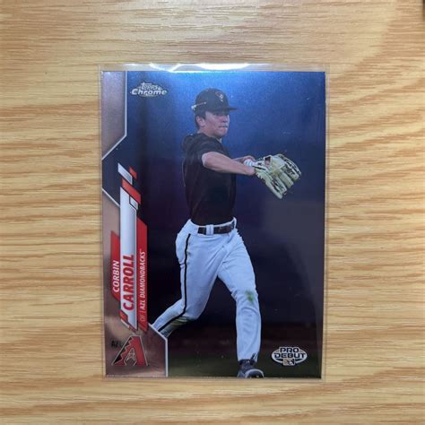 Yahoo Topps Pro Debut Corbin Carroll Chrome