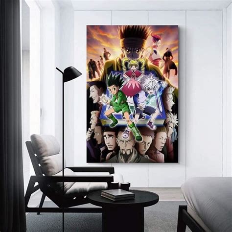 Hunter X Hunter Poster Sur Toile Motif Killua Freecss 40 X 60 Cm