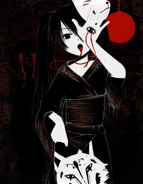 Pin on Scary Anime Girl