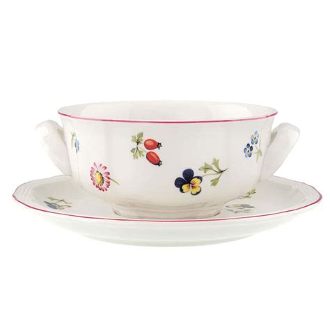 Villeroy And Boch Petite Fleur Soup Bowl And Saucer Clyde On 4th