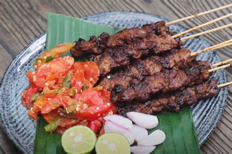 Resep Sate Maranggi Daging Sapi Lengkap Dengan Sambal Saus Tomat