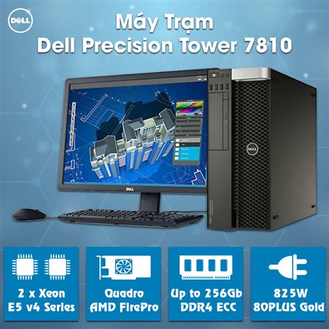 Dell Precision Tower 7810 Workstation 2x Xeon E5 2696 V3 Ram 128GB