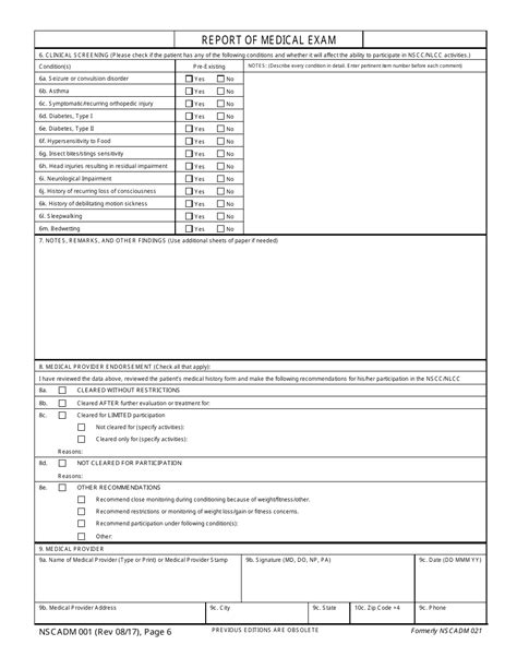 Nscadm Form 001 Fill Out Sign Online And Download Printable Pdf Templateroller