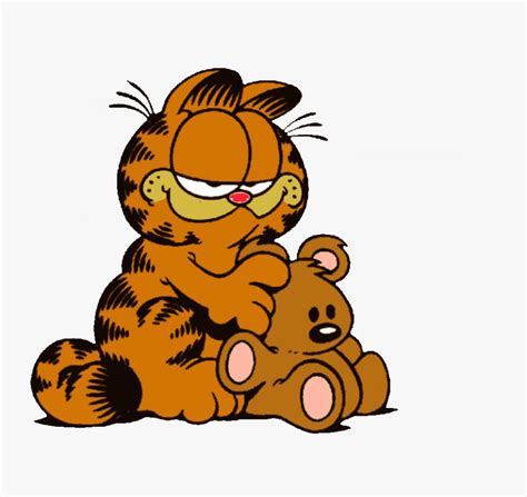 Garfield And Pet - Garfield And Teddy Bear , Free Transparent Clipart ...