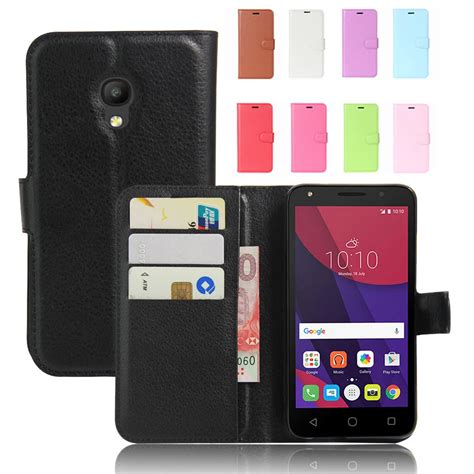 Flip Case For Alcatel D Wallet Leather Cover For Alcatel Pixi G