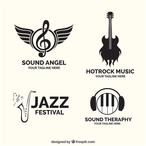 Collection Of Music Logos Vector Free Download