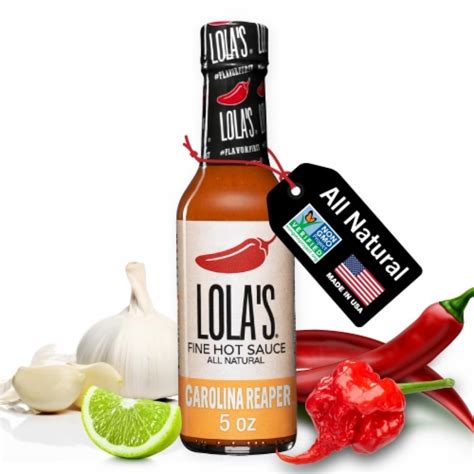 Lola S Fine Hot Sauce Hot Carolina Reaper Sauce Pack Of Oz Kroger