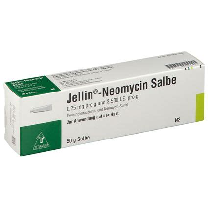 Jellin Neomycin Salbe Mg G Und I E G G Mit Dem E Rezept