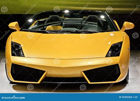 Yellow Lamborghini Editorial Image Image Of Aventador