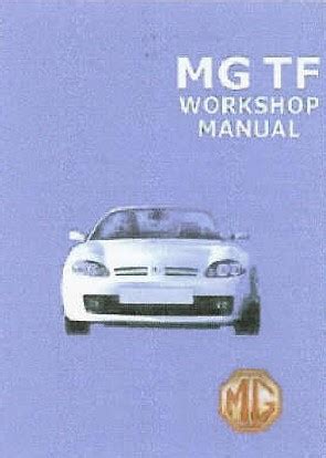 Mgtf Workshop Manual Motoring Books Chaters