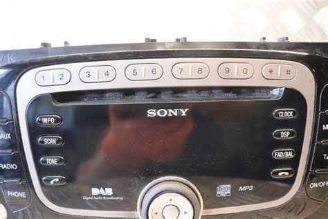 Ford Galaxy Mk S Max Mk Mondeo Mk Sony Radio Dab Cd Mp Head Unit