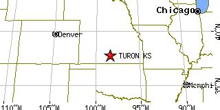 Turon, Kansas (KS) ~ population data, races, housing & economy