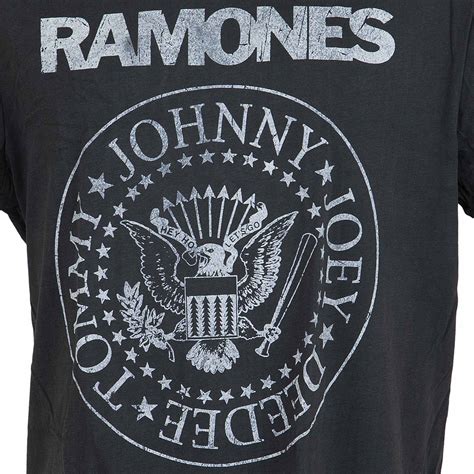 Amplified T Shirt Ramones Classic Seal Dunkelgrau Hier Bestellen