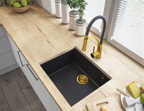 Zlewozmywak Granitowy Podwieszany Model PAVOS Granite Sink