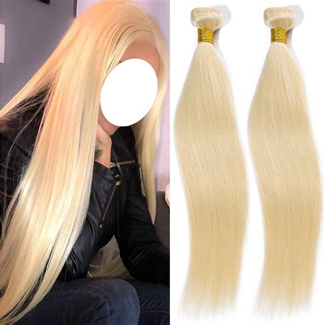 Benehair Brazilian Blonde Human Hair Bundles 100 Virgin Human Hair Bundles Thick Hair Weave