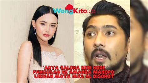 Detik Detik Arya Saloka Beri Kode Panggilan Ke Amanda Manopo Lirikan