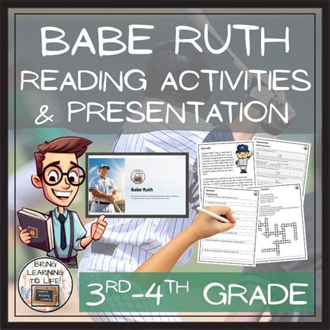 Babe Ruth Close Reading Passage Comprehension Activities Rd Th Grade