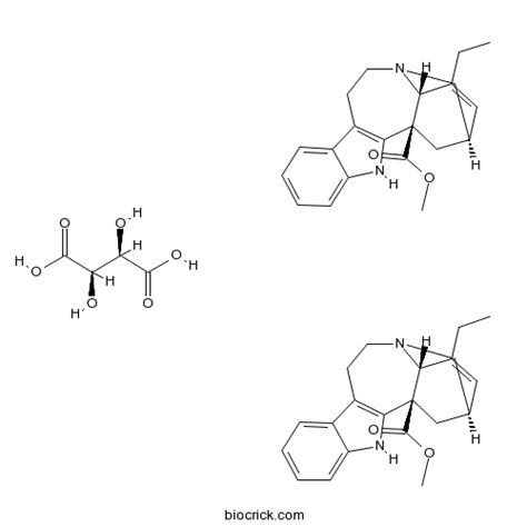 Catharanthine hemitartrate | CAS:4168-17-6 | High Purity | Manufacturer ...