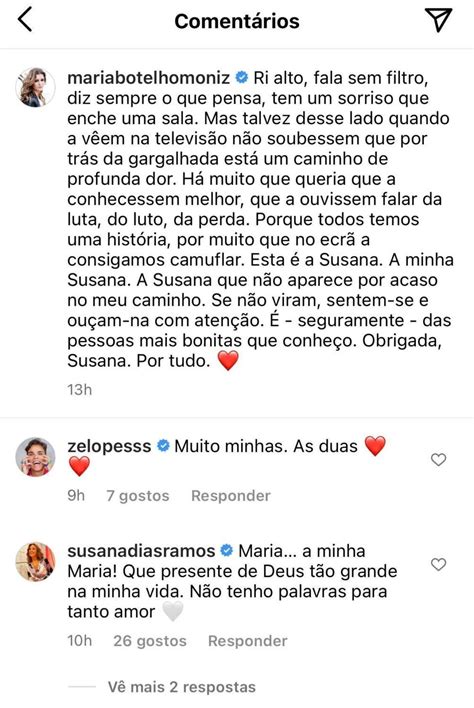 Susana Dias Ramos abre o coração sobre Maria Botelho Moniz Que