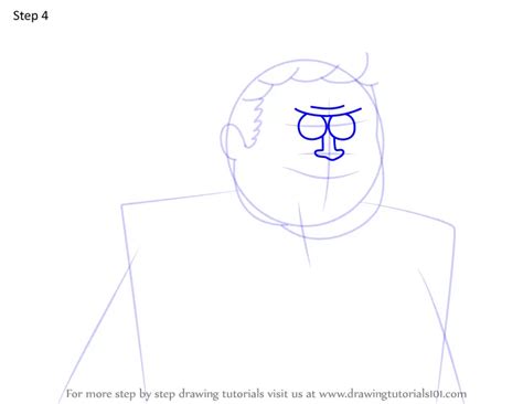 How To Draw Richard Buckner From Regular Show Regular Show Step By