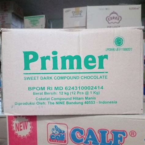 Jual Coklat Primer Compound Dark 12 X 1kg Di Seller Tokobahankuemedan