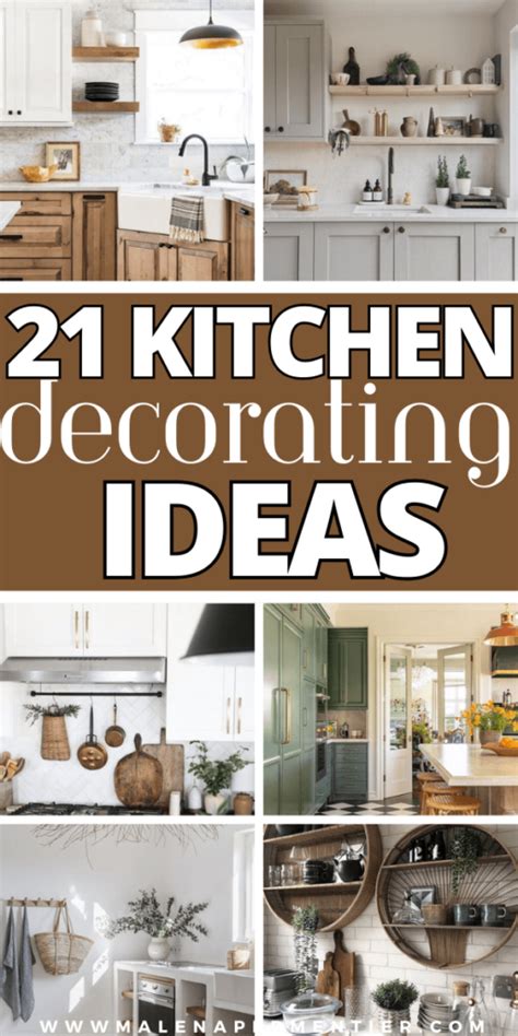 21 Creative And Unique Kitchen Decorating Ideas That Will Transform