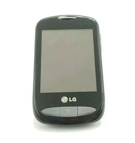 Lg Gplg800gb Black Tracfone Touch Screen Cellular Phone Ebay