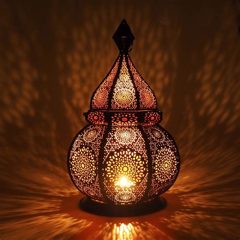 Gadgy Moroccan Lantern 36 Cm L Lantern For Candles And Electric