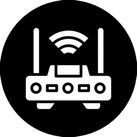 Premium Vector Wifi Router Icon Style