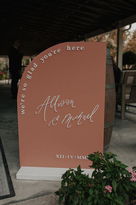 Andi Mejia Day Of Items Portfolio Wedding Welcome Signs Wedding