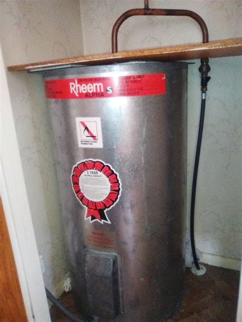 Rheem Alpha Low Pressure Made In 1967 Hot Water Cylinders Ltd New Zealand