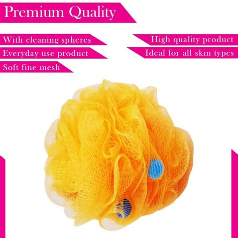 Ba 201 Majestique Shower Puff Bath Sponge Shower Loofahs Pouf Ball