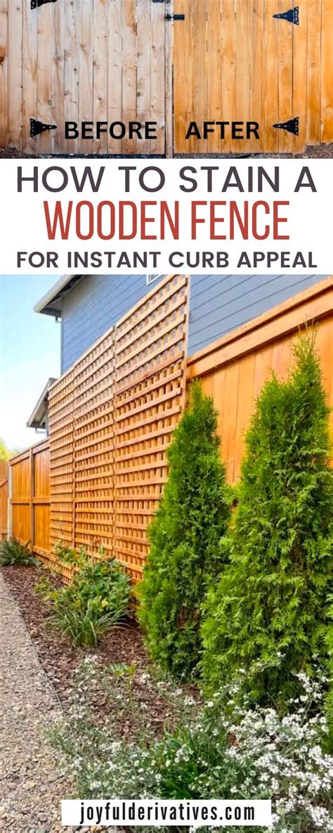 How To Stain A Wooden Fence Ultimate Guide Wooden Fence Diy