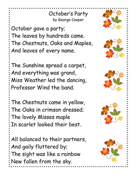 Poems About Pumpkins Pumpkin Poem And Cute Pumpkin Out Of Scrapbook