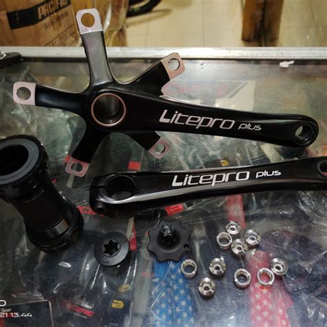 Jual Arm Crank Set Hollowtech 2 Merk Litepro Plus BCD 140 Aloy