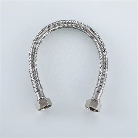 Hot Sales Toilet Wash Basin Water Inlet Hose Pipes Stainless Steel Wire Braided Metal Flexible